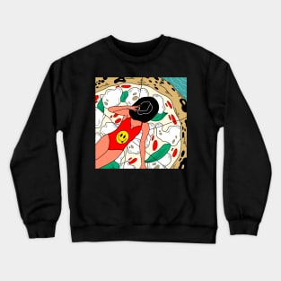 Pizza girl Crewneck Sweatshirt